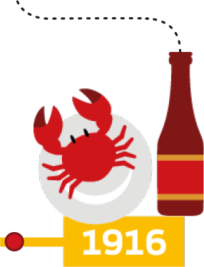 1916. Mahou and seafood