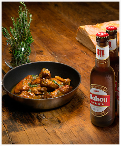 Receta de Alitas de Pollo a la Cerveza